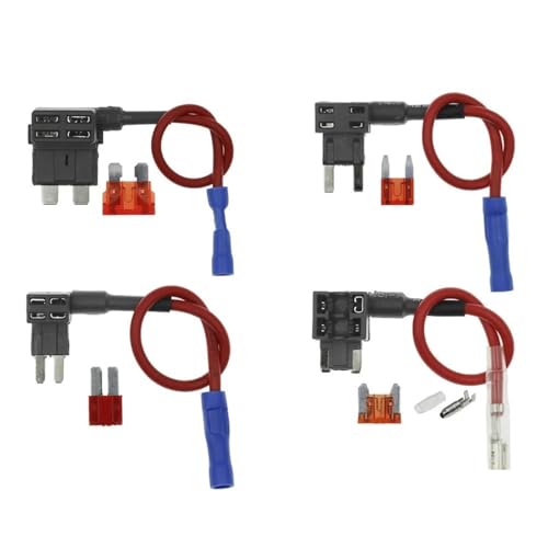 100PCS 12V MINI SMALL MEDIUM Size Car Fuse Holder Add-a-circuit TAP Adapter with 10A Micro Mini Standard ATM Blade Fuse(T Micro 2,15A) von DPRPQXCXY