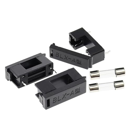 100PCS BLX-A 5 * 20MM BLACK GLASS FUSE HOLDER 5 * 20 insurance tube socket fuseholder for 5X20MM 5X20 fuse PCB BOARD(6A) von DPRPQXCXY