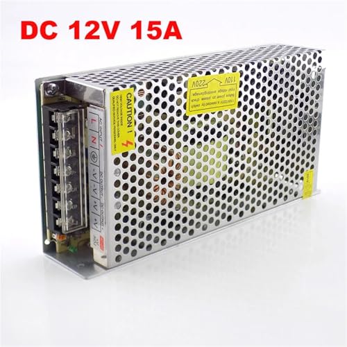 DC 12 volt power supply 1A 2A 5A - 30A AC 110V 220V Power Supply Transformer Switching LED Driver for Strip Light Switch Adapter(12V 15A 180W) von DPRPQXCXY