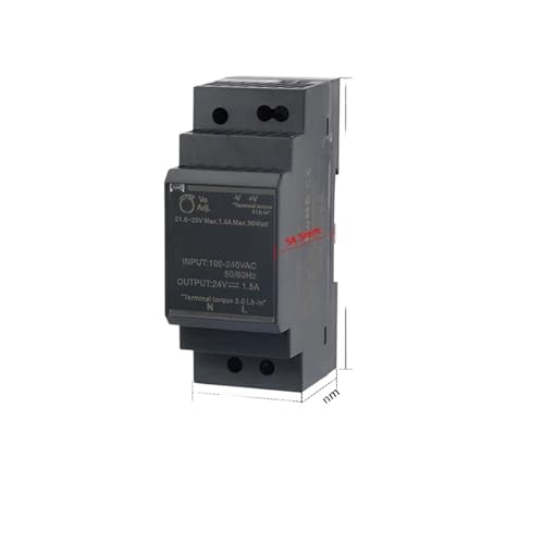 Power Source HDR-30 HDR-60 HDR-100 DIN Rail Switching Power Supply Input AC To DC 5V 12V 15V 24V 48V Single Output 2A 3A 4A 5A(HDR-100-48) von DPRPQXCXY