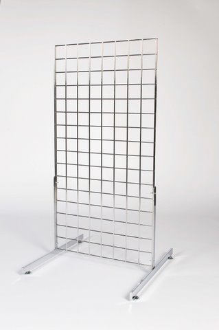 DPS Shopfitting Freistehende Gitter Wandgitter Deko-Gitter Set mit T-Fuß, Höhe 123cm DPS Shopfitting Freistehende Gitter Wandgitter Deko-Gitter Set mit T-Fuß, Höhe 123cm von DPS Shopfitting