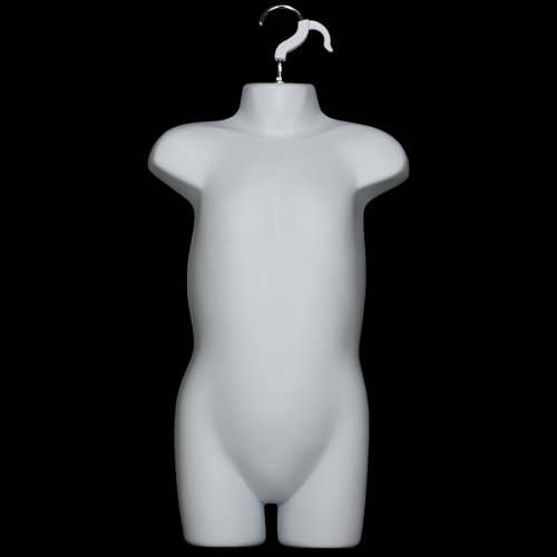 DPS Shopfitting Kindertorso, halbplastik weiß von DPS Shopfitting