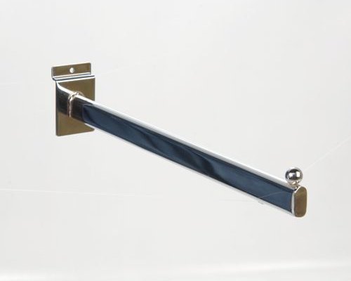 DPS Shopfitting Lamellenwand Paneele Slatwall verchromter Gerader Arm Oval 30cm DPS Shopfitting Lamellenwand Paneele Slatwall verchromter Gerader Arm Oval 30cm von DPS Shopfitting