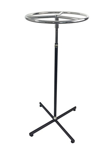 DPS Shopfitting Rundständer Ø60cm, Runder Kleiderständer, verchromt/schwarz von DPS Shopfitting