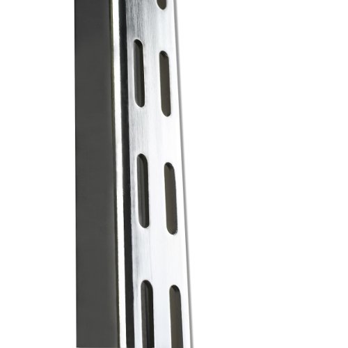 DPS Shopfitting Wandschiene - Länge 140cm - Chrom aus Stahlmetall von DPS Shopfitting