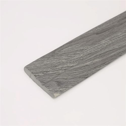 20 Fuß flexible Wand-Fußleistenleiste, 4 Zoll Holzmaserung, selbstklebende Vinyl-Bodenplatte, abziehbare und aufklebbare Fußleistenleiste, Vinyl-Fußleisten-Hohlkehle, Fußleisten for Wände(A) von DPSQQ