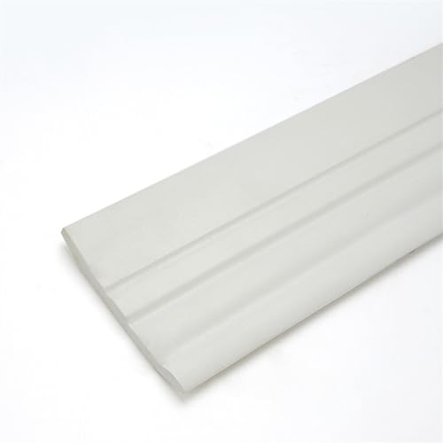 20 Fuß flexible Wand-Fußleistenleiste, 4 Zoll Holzmaserung, selbstklebende Vinyl-Bodenplatte, abziehbare und aufklebbare Fußleistenleiste, Vinyl-Fußleisten-Hohlkehle, Fußleisten for Wände(B) von DPSQQ