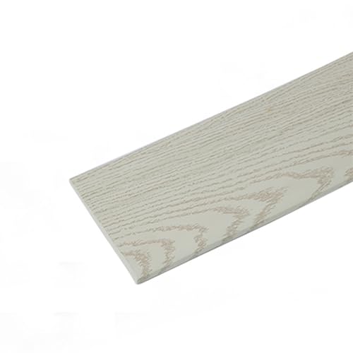 20 Fuß flexible Wand-Fußleistenleiste, 4 Zoll Holzmaserung, selbstklebende Vinyl-Bodenplatte, abziehbare und aufklebbare Fußleistenleiste, Vinyl-Fußleisten-Hohlkehle, Fußleisten for Wände(C) von DPSQQ