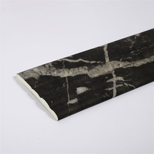 20 Fuß flexible Wand-Fußleistenleiste, 4 Zoll Holzmaserung, selbstklebende Vinyl-Bodenplatte, abziehbare und aufklebbare Fußleistenleiste, Vinyl-Fußleisten-Hohlkehle, Fußleisten for Wände(G) von DPSQQ