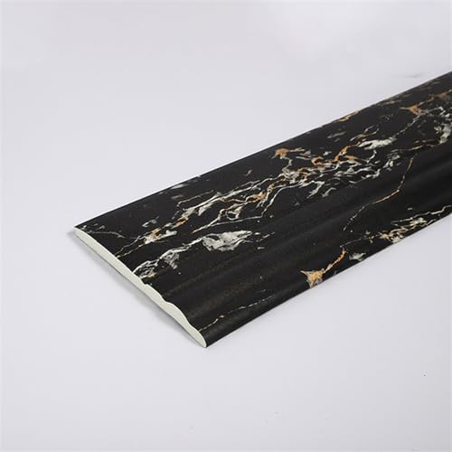 20 Fuß flexible Wand-Fußleistenleiste, 4 Zoll Holzmaserung, selbstklebende Vinyl-Bodenplatte, abziehbare und aufklebbare Fußleistenleiste, Vinyl-Fußleisten-Hohlkehle, Fußleisten for Wände von DPSQQ