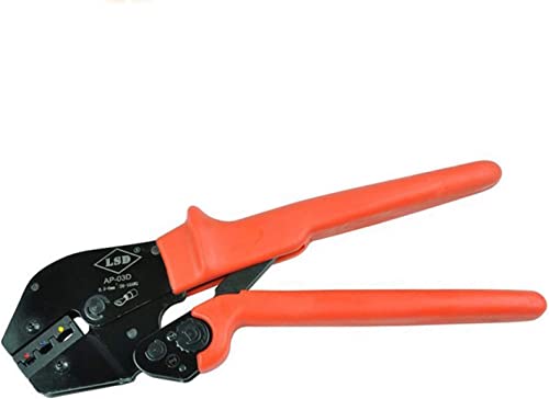 Crimpzange, Crimpwerkzeug, Handcrimpwerkzeuge for nicht isolierte Kabelverbindungen 0,5–6 mm² 20–10 AWG Ratschen-Crimpzange Drahtschneider-Crimpzange Crimpzange, Crimpwerkzeug, Handcrimpwerkzeuge for nicht isolierte Kabelverbindungen 0,5–6 mm² 20–10 AWG Ratschen-Crimpzange Drahtschneider-Crimpzange von DPSQQ