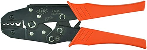Crimpzange, Crimpwerkzeug for Kabelschuhe, Handcrimpwerkzeug for 1–10 mm² nicht isolierte Kabelverbindungen, manuelle Ratschen-Schlauchcrimpzange, Crimpzange for Kabelschuhe Crimpzange, Crimpwerkzeug for Kabelschuhe, Handcrimpwerkzeug for 1–10 mm² nicht isolierte Kabelverbindungen, manuelle Ratschen-Schlauchcrimpzange, Crimpzange for Kabelschuhe von DPSQQ