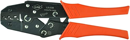 Crimpzange, HUACHEN-LS Draht-Crimpwerkzeug mit Ratschen-Crimpzange for 0,5–6 mm², nicht isolierte Laschen, Handklemmen, Werkzeug-Crimpzange Crimpzange, HUACHEN-LS Draht-Crimpwerkzeug mit Ratschen-Crimpzange for 0,5–6 mm², nicht isolierte Laschen, Handklemmen, Werkzeug-Crimpzange von DPSQQ
