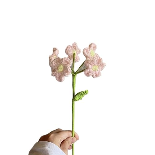 DPSQQ Häkelblumen, gestrickte Blumen, 10 Stück Häkelblumen, künstliche Strickblumen, Hochzeit for handgewebte Blumen, gewebte Blumen, Hakengestrickte Blumen (S2)(S4) von DPSQQ