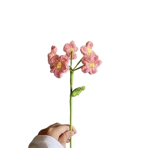 DPSQQ Häkelblumen, gestrickte Blumen, 10 Stück Häkelblumen, künstliche Strickblumen, Hochzeit for handgewebte Blumen, gewebte Blumen, Hakengestrickte Blumen (S2)(S6) von DPSQQ