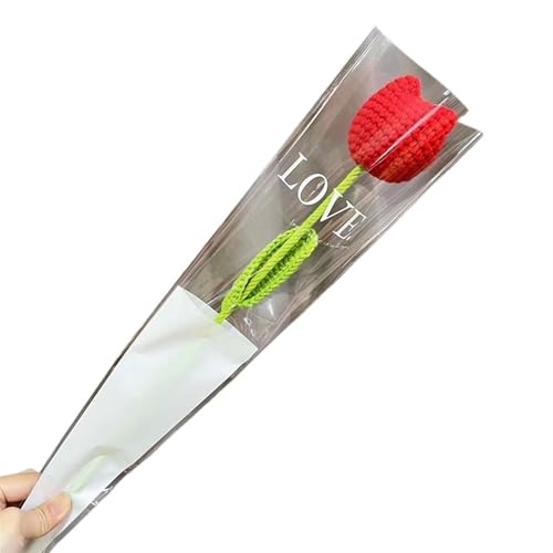 DPSQQ Häkelblumen, gestrickte Blumen, DIY-Strickstrauß, Rosenblumenstrauß, Handgestrickte Kunstblumen, Strickblumen, Heimtisch, Häkelblumenstrauß, gestrickte Blumen (1)(21) von DPSQQ