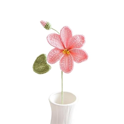 DPSQQ Häkelblumen, gestrickte Blumen, handgestrickter Lilienstrauß, handgefertigt, gehäkelt, künstliche Blumen, DIY, Hochzeit, Zuhause, Tischdekoration, handgefertigte gestrickte Blumen (E)(A) von DPSQQ
