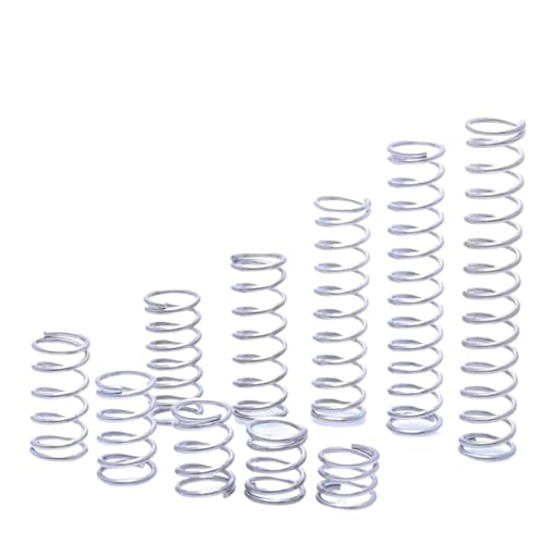 Druckfedern, 5–10 Stück, Drahtdurchmesser 0,4 mm, Außendurchmesser 3/4/5/6/7/8/9/10/12 mm, Länge 5–305 mm, 304 Edelstahlfeder, Y-förmig, 5 mm (10 Stück), 0,4 x 12 mm(45mm(10pcs),0.4x10mm) von DPSQQ