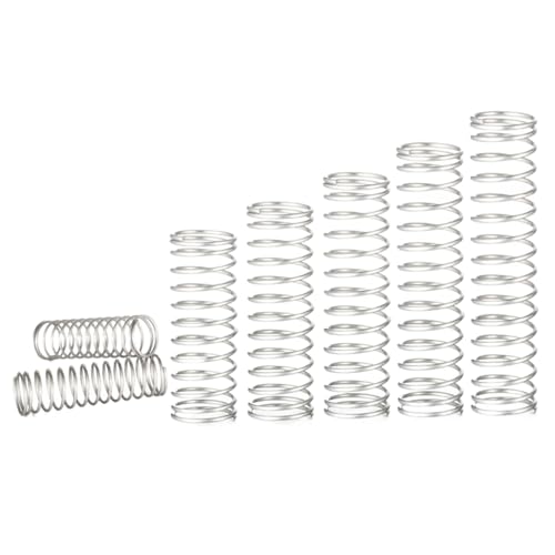 Druckfedern, Edelstahl 304, 3,5 mm Drahtdurchmesser, 21 mm Außendurchmesser, 100 mm freie Länge, 5er-Pack(3.5mm x 20mm x 35mm) von DPSQQ