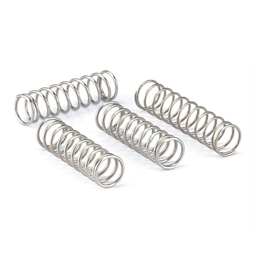 Druckfedern 3 mm x 19 mm x 30 mm, 3 mm Drahtdurchmesser, 19 mm Außendurchmesser, 30 mm freie Länge, Edelstahl 304, 5 Stück(5 Pcs 3 x 19 x 45mm) von DPSQQ