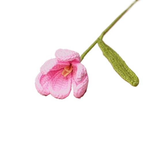 Häkelblumen, gestrickte Blumen, 5 Stück, Strickblumen, Tulpen, Blumenstrauß, Simulationsblume for Hochzeit, Blumenstrauß, handgefertigte Häkelblumen, Geschenkartikel, gestrickte Blumen (Rosa)(Pink) Häkelblumen, gestrickte Blumen, 5 Stück, Strickblumen, Tulpen, Blumenstrauß, Simulationsblume for Hochzeit, Blumenstrauß, handgefertigte Häkelblumen, Geschenkartikel, gestrickte Blumen (Rosa)(Pink) von DPSQQ