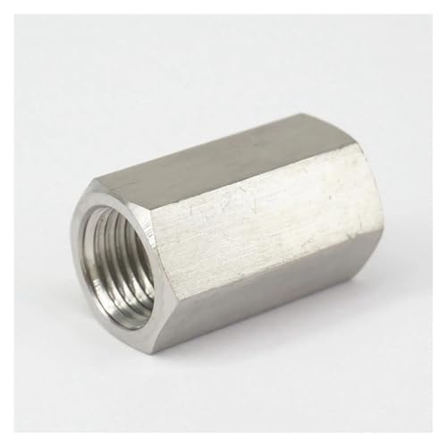 1/4" NPT Female Coulping 304 Stainless Steel Hex Rod Coupler Pipe Fitting Connector Water Gas Oil 600 Bar von DPURPIWADY