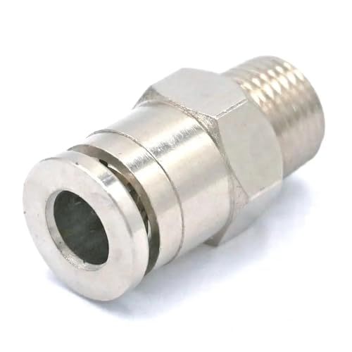 1/8" BSP Male to Fit Tube O/D 6mm Pneumatic Nickel Brass Push In Connector Union Quick Release Air Fitting Plumbing 0.8 Mpa 1/8" BSP Male to Fit Tube O/D 6mm Pneumatic Nickel Brass Push In Connector Union Quick Release Air Fitting Plumbing 0.8 Mpa von DPURPIWADY