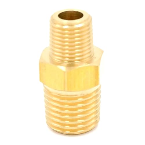 1/8" NPT x1/4" NPT Male Hex Nipple Brass Pipe Fitting Connector Adapter Water Gas Oil Fuel 1/8" NPT x1/4" NPT Male Hex Nipple Brass Pipe Fitting Connector Adapter Water Gas Oil Fuel von DPURPIWADY