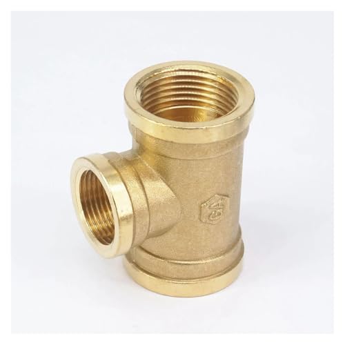 1" Female Thread x 3/4" Female Thread x 1" Female Thread Tee 3 Way Brass Fitting Reducing Connectors 0-1 Mpa von DPURPIWADY