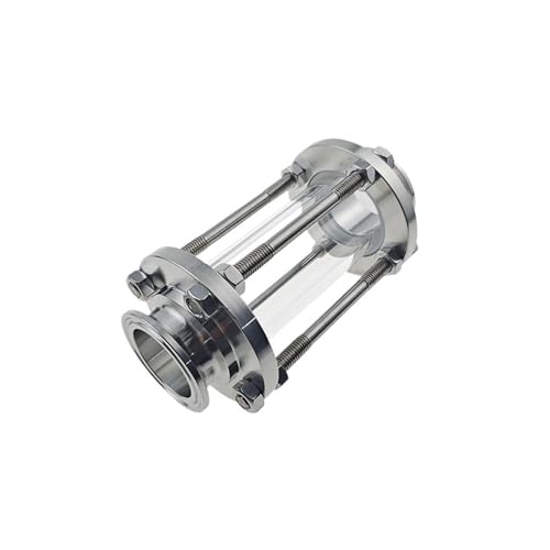 1.5" Tri Clamp(50.5mm) Sight Glass Flow Diopter Fitting OD38mm 304 Stainless Steel Homebrew Beer Ferrule von DPURPIWADY