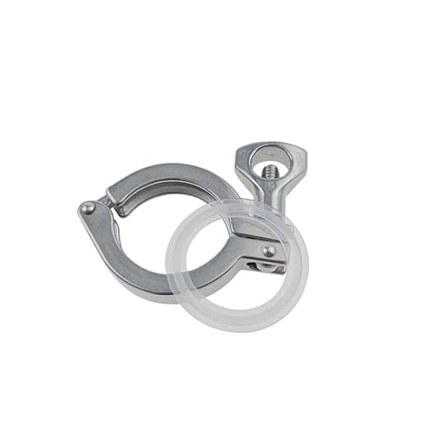 1.5" Tri Clamp Ferrule OD50.5mm Stainless Steel SS304 Tri Fitting for home Brewing With seal ring von DPURPIWADY
