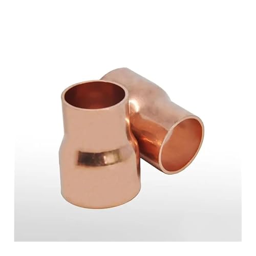 12mmX9.52mm Inner Diameter Copper End Feed Straight Reducing Coupling Plumbing Fitting Scoket Weld Water Gas Oil von DPURPIWADY