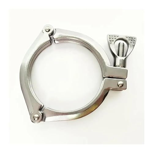 2" Tri Clamp 304 Stainless Steel Threee Section Fitting 64mm Ferrule OD Fit 51mm Pipe OD For Homebrew Beer von DPURPIWADY