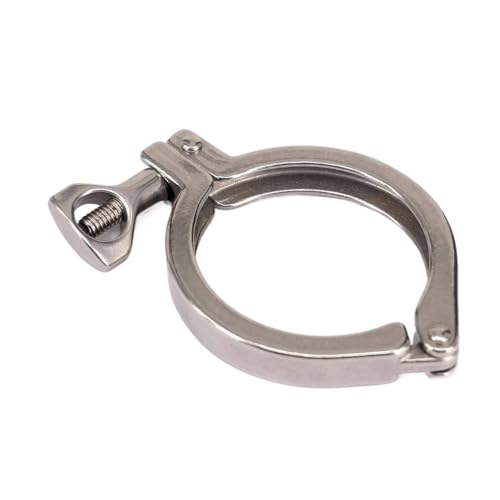 2.5" Tri Clamp 77.5mm Ferrule O/D 304 Stainless Steel Casting Tri Clamp Fitting Dairy Brewing Tri von DPURPIWADY