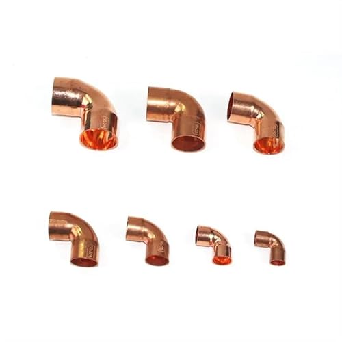 28mm Inner Dia x1.5mm Thickness Scoket Weld Copper End Feed 90 Deg Elbow Coupler Plumbing Fitting Water Gas Oil von DPURPIWADY