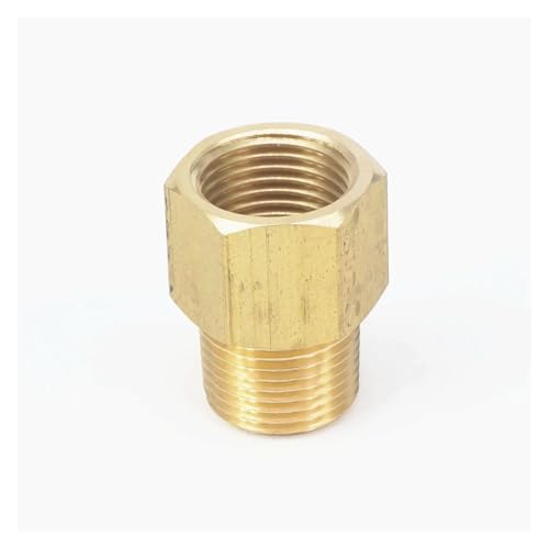 3/8" BSPT Male x 3/8" NPT Female Brass Pipe Fitting Connector Adapter For Pressure Gauge Air Gas Fuel Water 3/8" BSPT Male x 3/8" NPT Female Brass Pipe Fitting Connector Adapter For Pressure Gauge Air Gas Fuel Water von DPURPIWADY