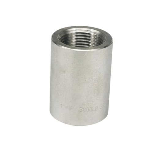 3/8" NPT Female 304 Stainless Steel Full Socket Coupler Forged Pipe Fitting 3000 PSI Water Gas Oil 3/8" NPT Female 304 Stainless Steel Full Socket Coupler Forged Pipe Fitting 3000 PSI Water Gas Oil von DPURPIWADY
