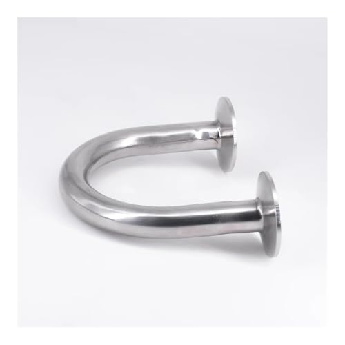 45mm 1.75" Pipe OD 2" Tri Clamp U Shaped 180 Degree Bend SUS 304 Stainless Fitting Spliter Homebrew von DPURPIWADY