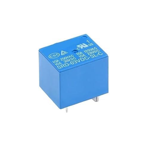 5PCS/Lot Relays SRD-03VDC-SL-C T73 3V 5PIN PCB Type 3V DC Power Relays von DPURPIWADY