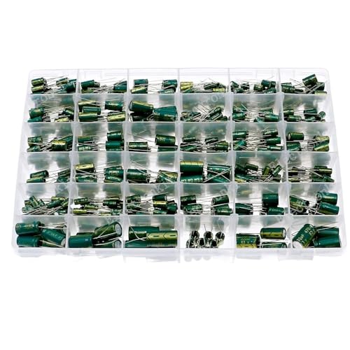 810Pcs 36kind Aluminum Electrolytic Capacitor set 10V-63V 1uF-1500uF Assorted Kit Storage Box High Frequency Low with box 810Pcs 36kind Aluminum Electrolytic Capacitor set 10V-63V 1uF-1500uF Assorted Kit Storage Box High Frequency Low with box von DPURPIWADY