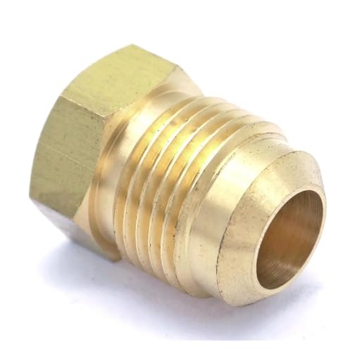 Fit Tube OD 1/2" SAE Thread 3/4"-16 UNF End Brass SAE 45 Degree Pipe Fitting Adapter Fit Tube OD 1/2" SAE Thread 3/4"-16 UNF End Brass SAE 45 Degree Pipe Fitting Adapter von DPURPIWADY