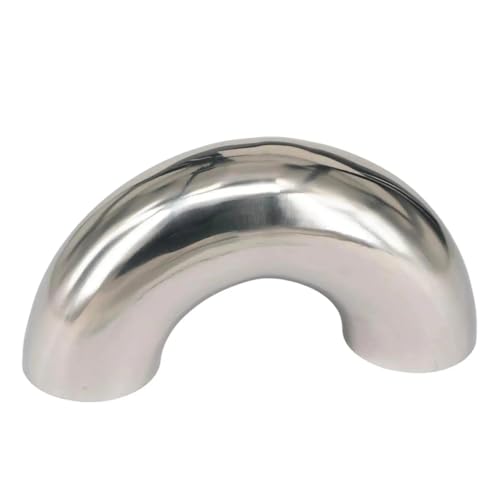 Tube O.D 51mm 304 Stainless Steel Weld 180 Degree Bend Elbow Pipe Fitting For homebrew Dairy Product Tube O.D 51mm 304 Stainless Steel Weld 180 Degree Bend Elbow Pipe Fitting For homebrew Dairy Product von DPURPIWADY