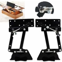 1 Paar 50 kg/100 lb Feder-Hebetischscharniere für Couchtisch, multifunktionaler Heberahmen 1 Paar 50 kg/100 lb Feder-Hebetischscharniere für Couchtisch, multifunktionaler Heberahmen von DPZO