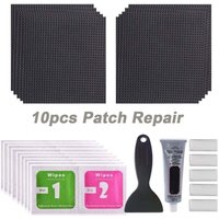 10-teiliges schwarzes, elastisches Reparaturset, Trampolin-Reparaturset repariert Löcher oder Risse in Trampolinmatten 10-teiliges schwarzes, elastisches Reparaturset, Trampolin-Reparaturset repariert Löcher oder Risse in Trampolinmatten von DPZO