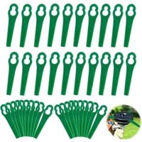 100 Stück Kunststoff-Ersatzklingen für Rasentrimmer, Rasenmäherklingen für Akku-Freischneider, Ersatz-Schneidklingen für Gartenrasen (L83 Grün 10 × 5 100 Stück Kunststoff-Ersatzklingen für Rasentrimmer, Rasenmäherklingen für Akku-Freischneider, Ersatz-Schneidklingen für Gartenrasen (L83 Grün 10 × 5 von DPZO