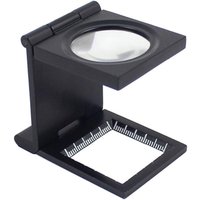 10X 28mm Mini Faltbare Lupe Zinklegierung mit Skala für Textil Optisches Glas Vergrößerungswerkzeug von DPZO