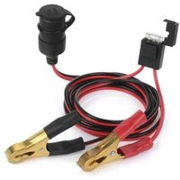 12 V 24 V Buchse für Zigarettenanzünderbuchse auf Batterie Krokodilklemmen-Anschluss 2 Fuß Autobatterie-Clip-on-Verlängerungsladekabel - INHHUB 12 V 24 V Buchse für Zigarettenanzünderbuchse auf Batterie Krokodilklemmen-Anschluss 2 Fuß Autobatterie-Clip-on-Verlängerungsladekabel - INHHUB von DPZO
