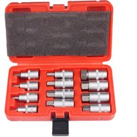12-teiliges 1/2-Gauge-Werkzeugstahl-Rändel-Steckschlüssel-Set, pneumatisches Auto-Reparatur-Werkzeug-Set von DPZO