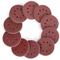 150 Stück Schleifscheiben, 125 mm Schleifmittel mit 8 Löchern, zum Polieren und Finishen von DPZO