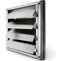 150 mm Lüftungsgitter Edelstahl Rückschlaggitter mit beweglichen Lamellen Automatisches Schließen Widerstandsfähiges Haubengitter / Edelstahllüftung 150 mm Lüftungsgitter Edelstahl Rückschlaggitter mit beweglichen Lamellen Automatisches Schließen Widerstandsfähiges Haubengitter / Edelstahllüftung von DPZO